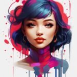 Girl_With_Short_Hairs_Digital_Art