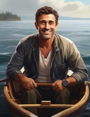 man_in_a_boat_digital_art