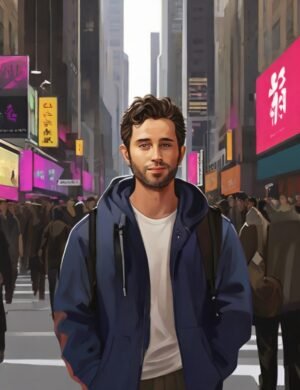 man_in_city_digital_art